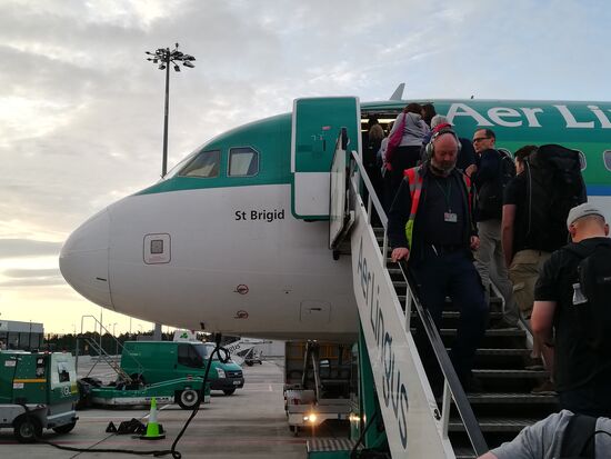 Um 6:50 Uhr geht mein Flug.