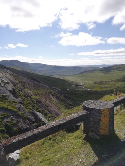 Aufstieg zum Healy Pass.