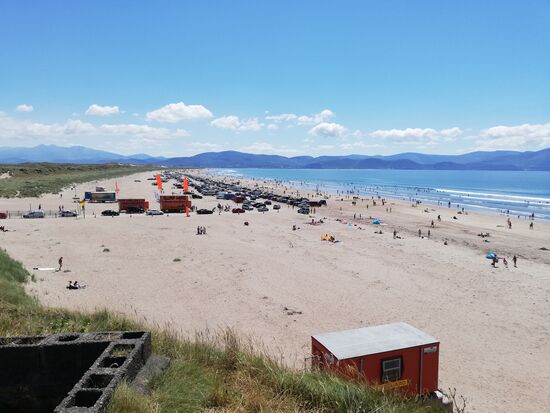Inch Beach am Sonntag.