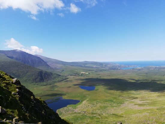 Auf dem Gipfel des Connor Pass.