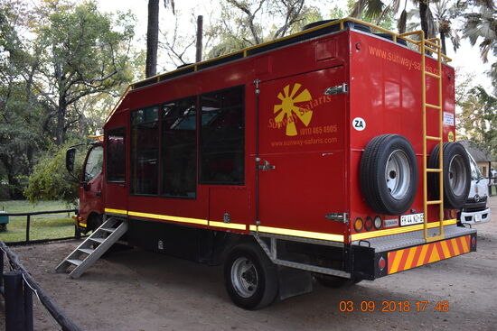 unser Truck (der rote Elefant)