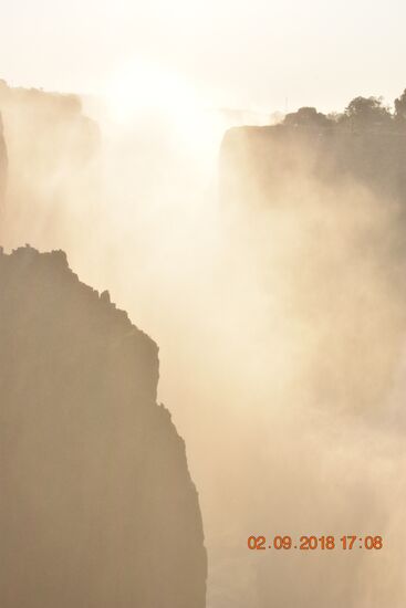 Victoria Falls, Sprühnebel