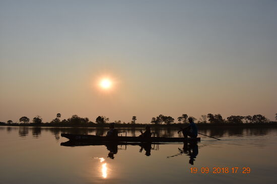Wasser spiegelglatt