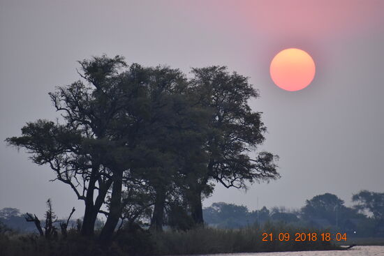 der letzte phänomenalen Sonnenuntergang unserer Reise