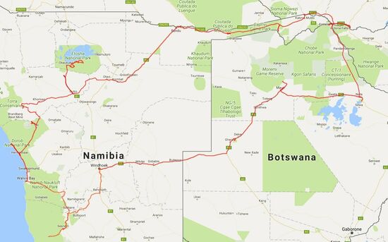 GPS Tracking der Safari