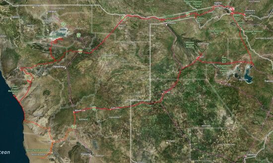 GPS Tracking der Safari