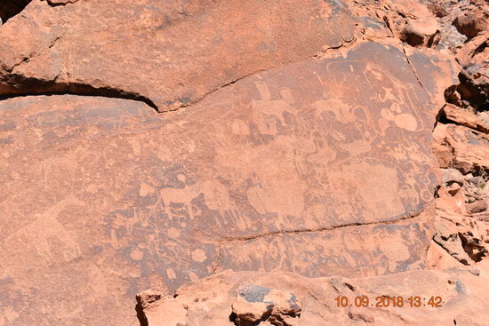 Felsgravuren bei Twyfelfontain