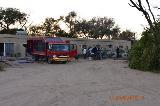 Frühstück am Truck