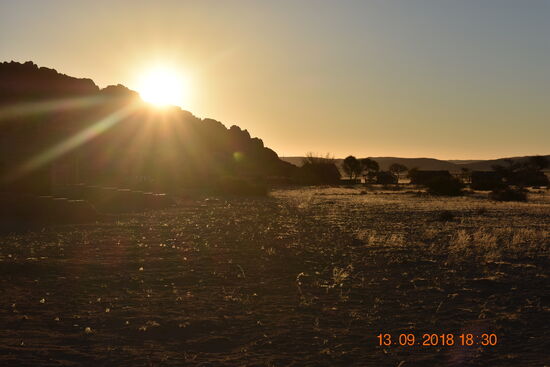 sagenhaften Sonnenuntergang