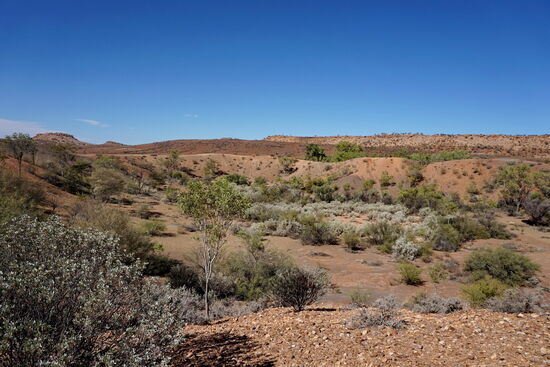 Der größte der Henbury-Krater.