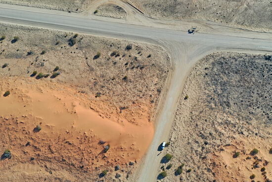 hier biegen wir nach Merty Merty ab und kommen später zum Cameron Corner.