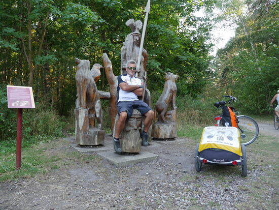 Auf dem Dierhäger Themenphad "Odin"