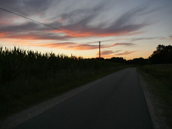 Ein paar Kilometer vor Neustrelitz und...