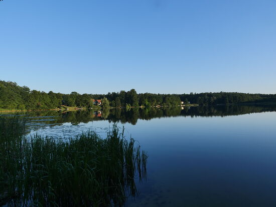 Morgens um sechs ist die Welt noch in Ordnung. Prälank See