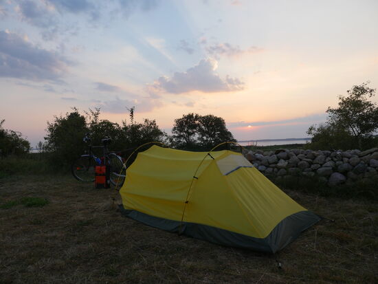 Irgendwo hinter Zielow - Mein Schlafplatz für die Nacht