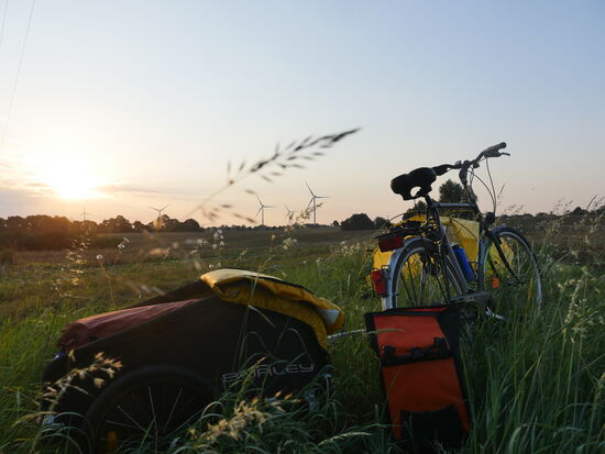 Bild vom Sonnenaufgang am nächsten Tag