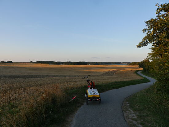 Kurz vor Seedorf/Rügen