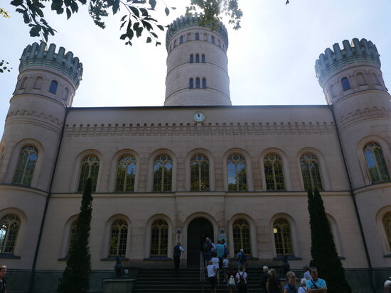 Gut besucht. Jagtschloss Granitz