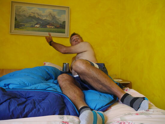 Wiedermal Glück gehabt. Ganz einfaches Zimmer für nur 35 Euronen ohne Früfstück in Baldereck/Glowe