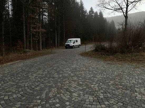 Schlafplatz im Bayrischen Wald