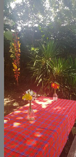 Mit Picknickplatz...