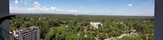 ... dieser Aussicht bis zum Mount Kenya