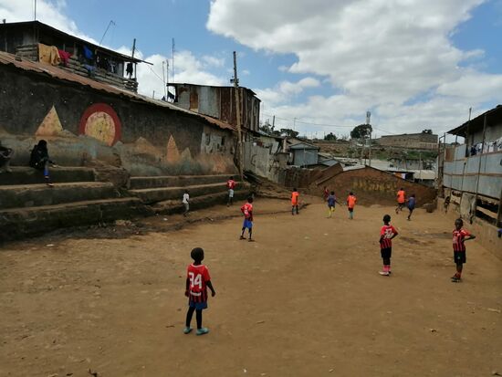 Hier startete Kelvin das Fussballprojekt KESA.