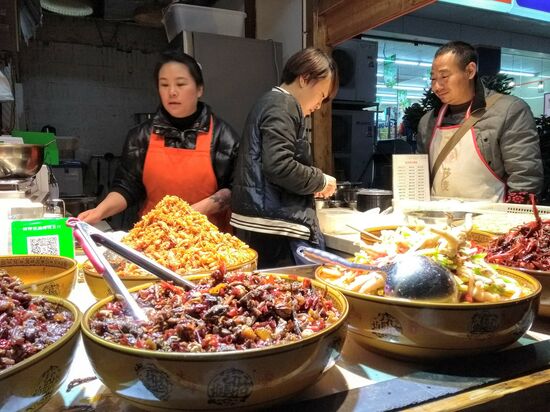 Streetfood in Chengdus Altstadt