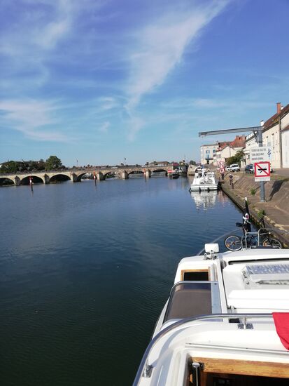 ...und warten, bis die Schleuse frei wird....