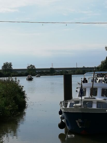 ...langweilig wird es nicht an den Schleusen...