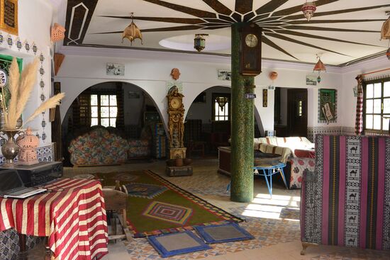 der Aufenthaltsraum des Campingplatzes