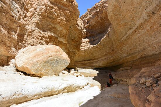 zu Fuss in der Schlucht