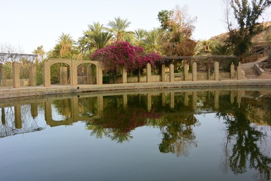 unten am Pool der Oase