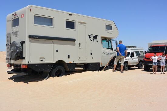 "Mein Mann wollte einmal über eine Düne fahren"