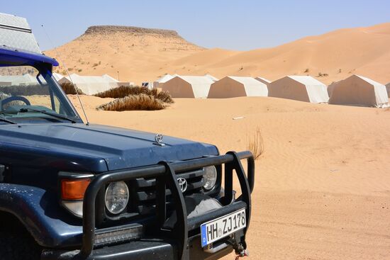 am "Camp Mars" vorbei