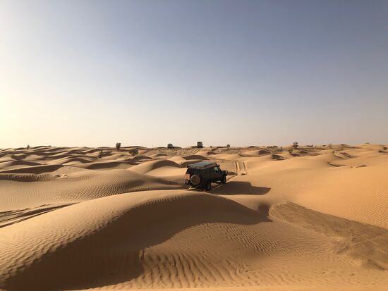 über die Sanddünen