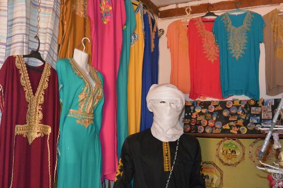 Dekorationen in Ibrahims Laden