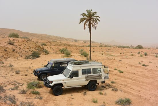 unser Übernachtungsplatz bei Ouled Soltane