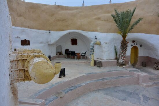im Hotel Sidi Idriss, 
einer der Originaldrehorte der Star Wars Episoden