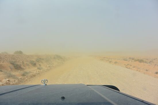 die Piste nach El Hamma