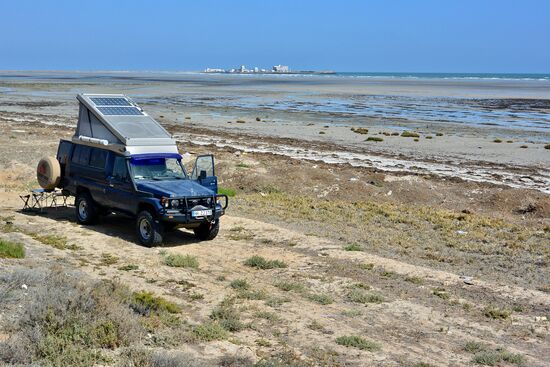 Übernachtung am Strand bei Gabès