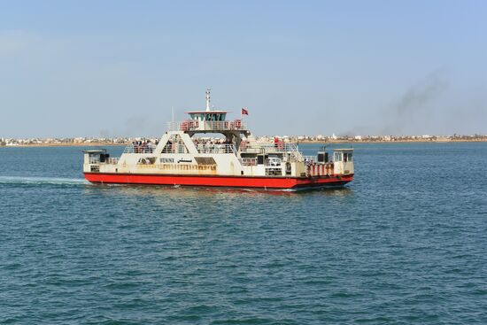 Die Fähre von El Jorf (Festland) nach Ajim (Djerba)