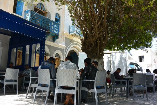 unser Lieblingscafé in Houmt Souk