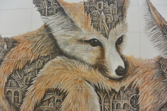 Technik im Körper der Füchse