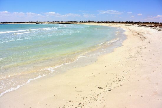 die weißen Strände von Djerba