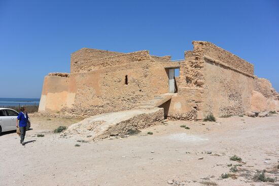 die Ruine des Fort "El Hassar", Hannibals Bauwerk