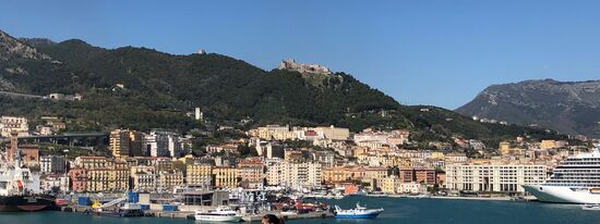 Blick auf die Amalfiküste.