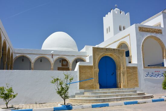 die Moschee in Hergla
