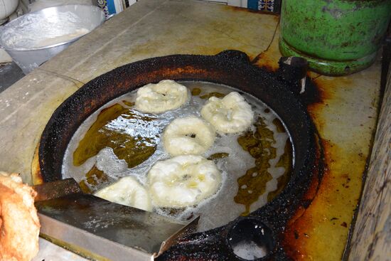 Herstellung der Bambalouni