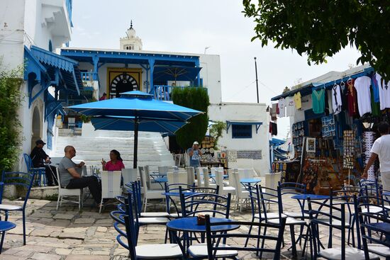 der Blickwinkel von August Macke
Sidi Bou Saïd am frühen Morgen